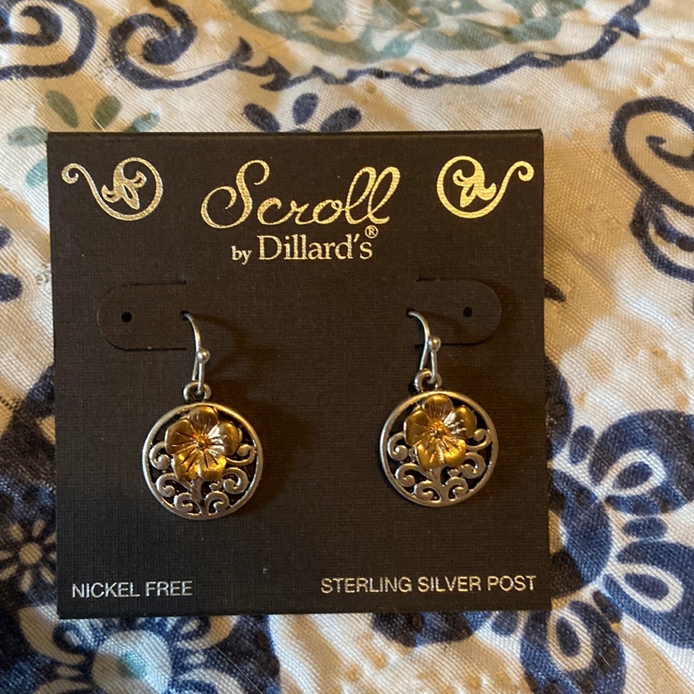 Sterling silver never worn earrings